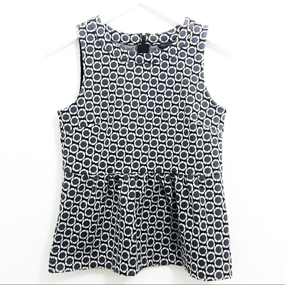 NWT Ann Taylor Peplum Tank Top